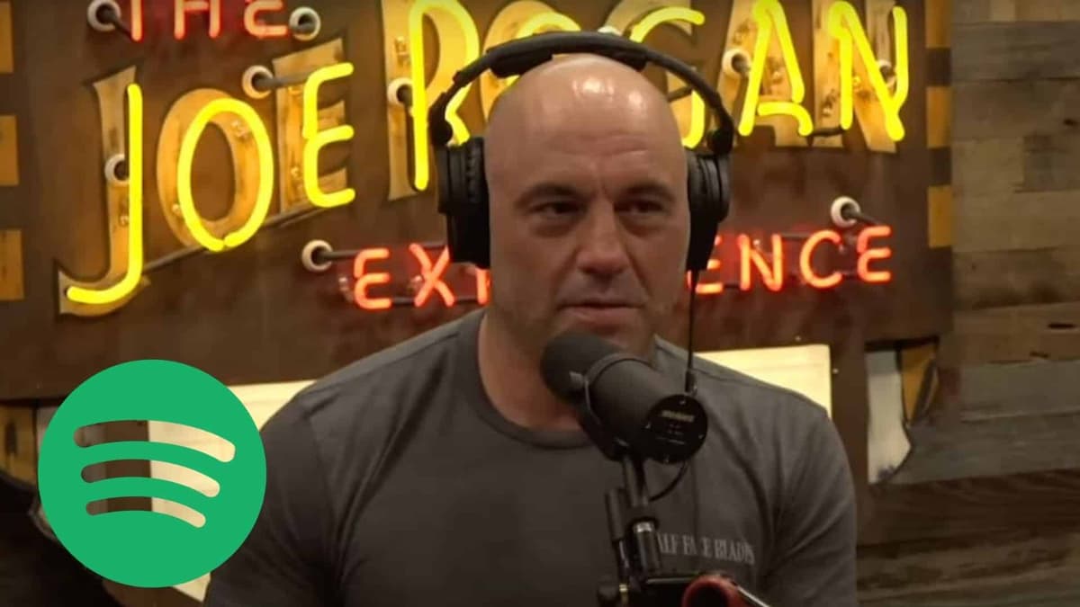 Joe Rogan talking on Joe Rogan podcast