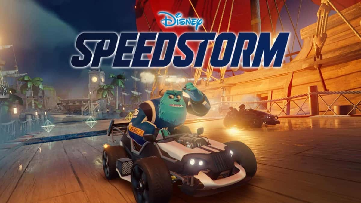 disney speedstorm sulley racing