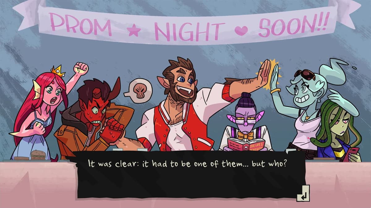 A screenshot of Monster Prom