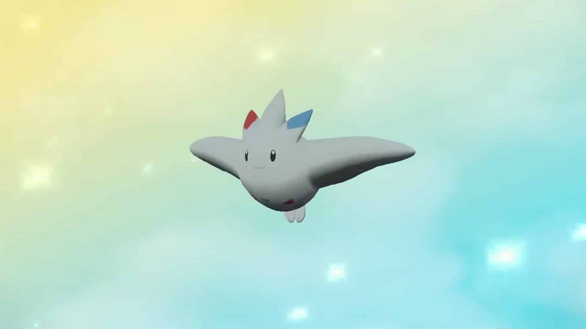 Togetic evolving into Togekiss 