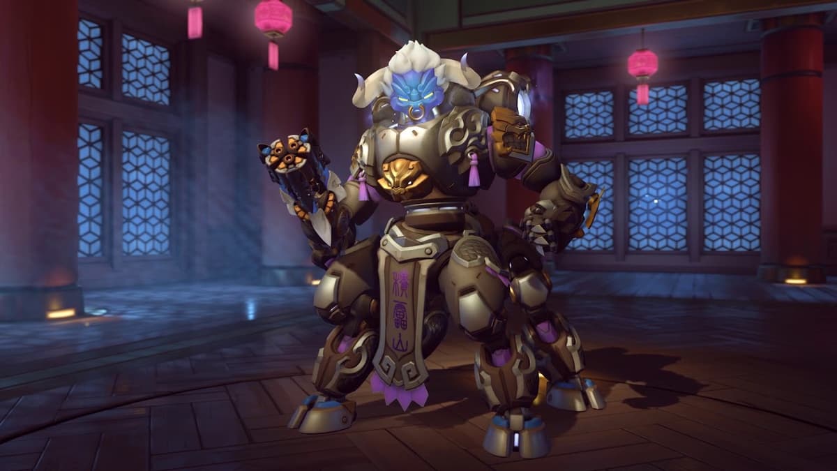 overwatch orisa bull demon lunar new year 2021 skin