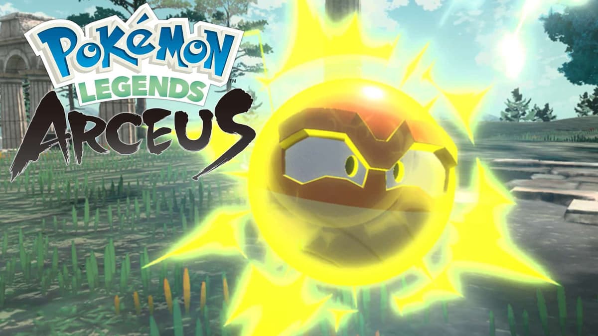 Voltorb explodes in pokemon legends arceus