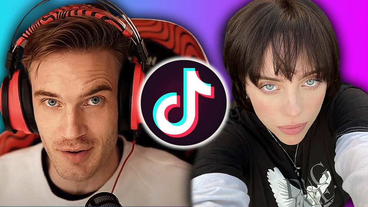 PewDiePie loves Billie Eilish TikTok account