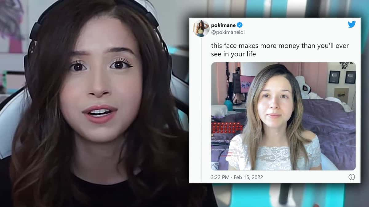 Pokimane slams backlash over makeup free tweet