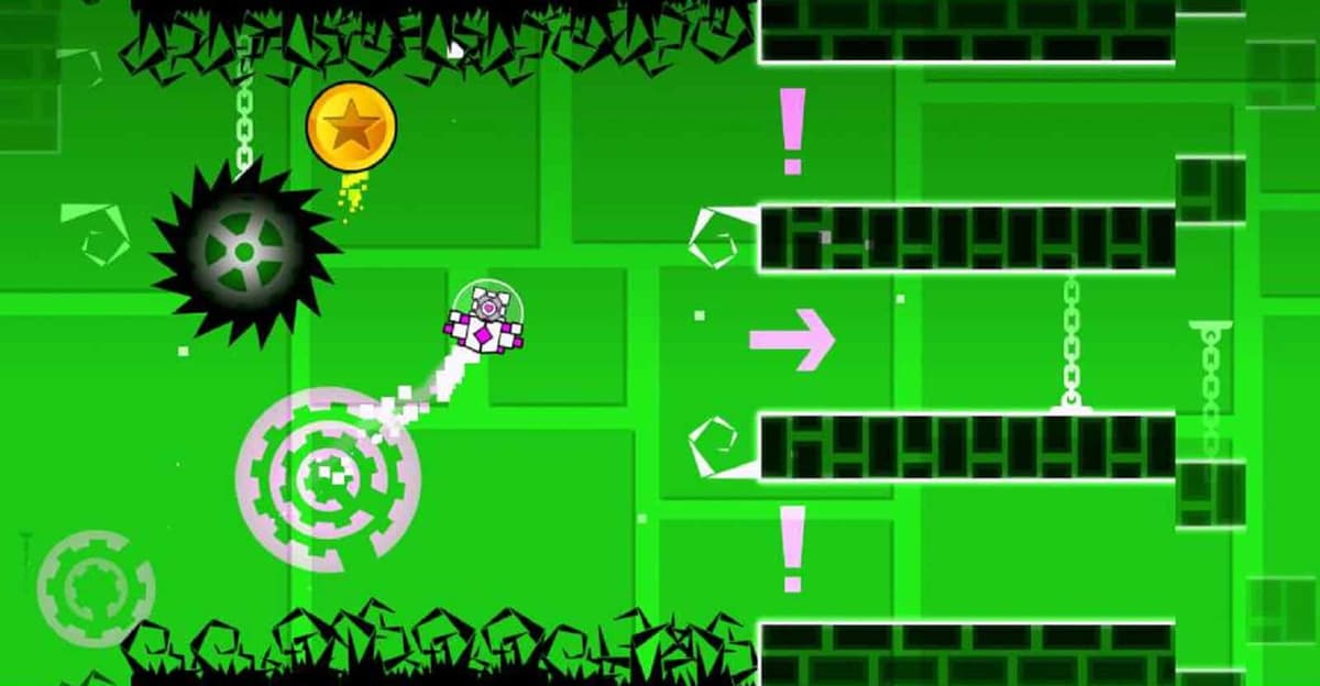 in-game screenshot from geometry dash