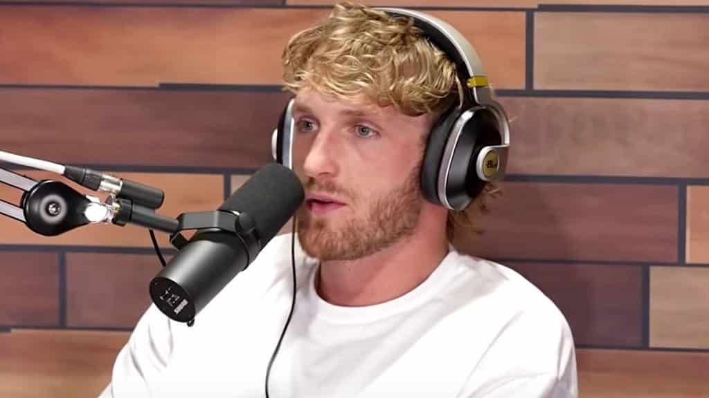 Logan Paul speaking on his podcast