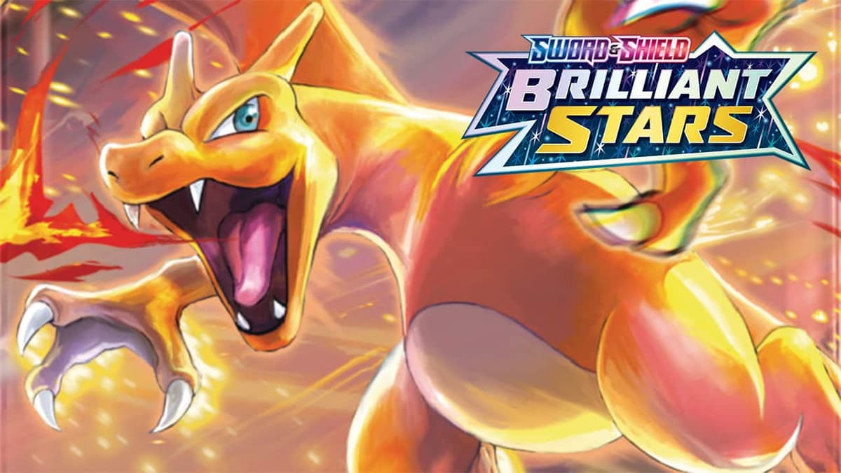 Pokemon Brilliant Stars TCG Pokemon Card expansion Charizard promotional screenshot.