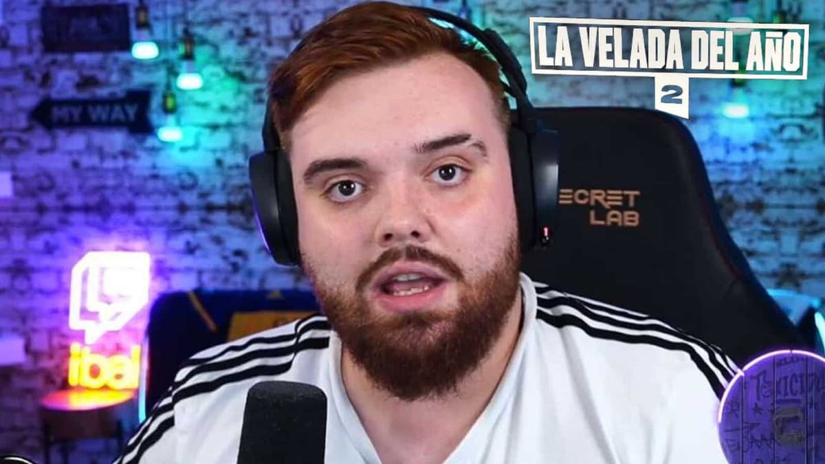 ibai twitch screenshot with la velada del ano 2 logo in corner