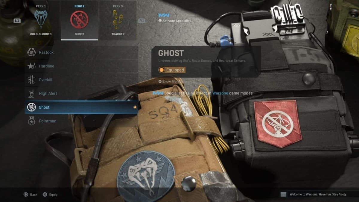 warzone ghost perk