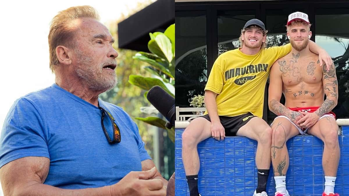 arnold schwarzenegger and jake and logan paul