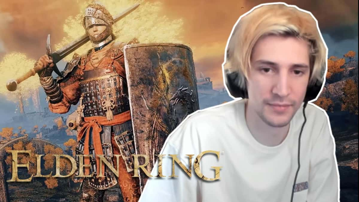 elden ring xqc knight shield sword