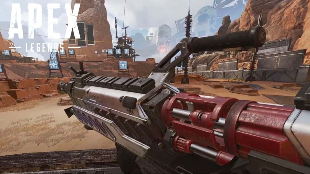 Rampage being held in Apex Legends