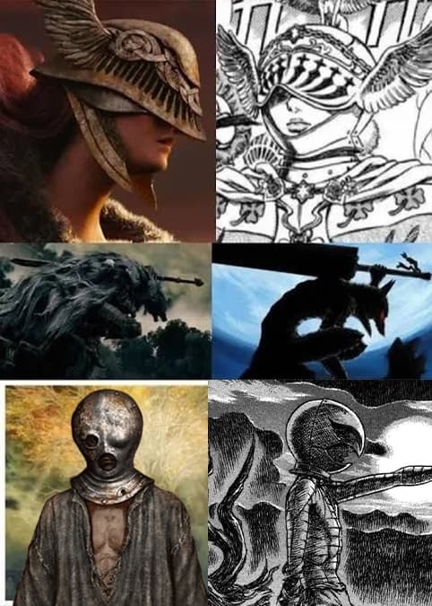 elden ring characters berserk references