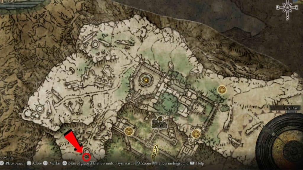 elden ring wolf head location