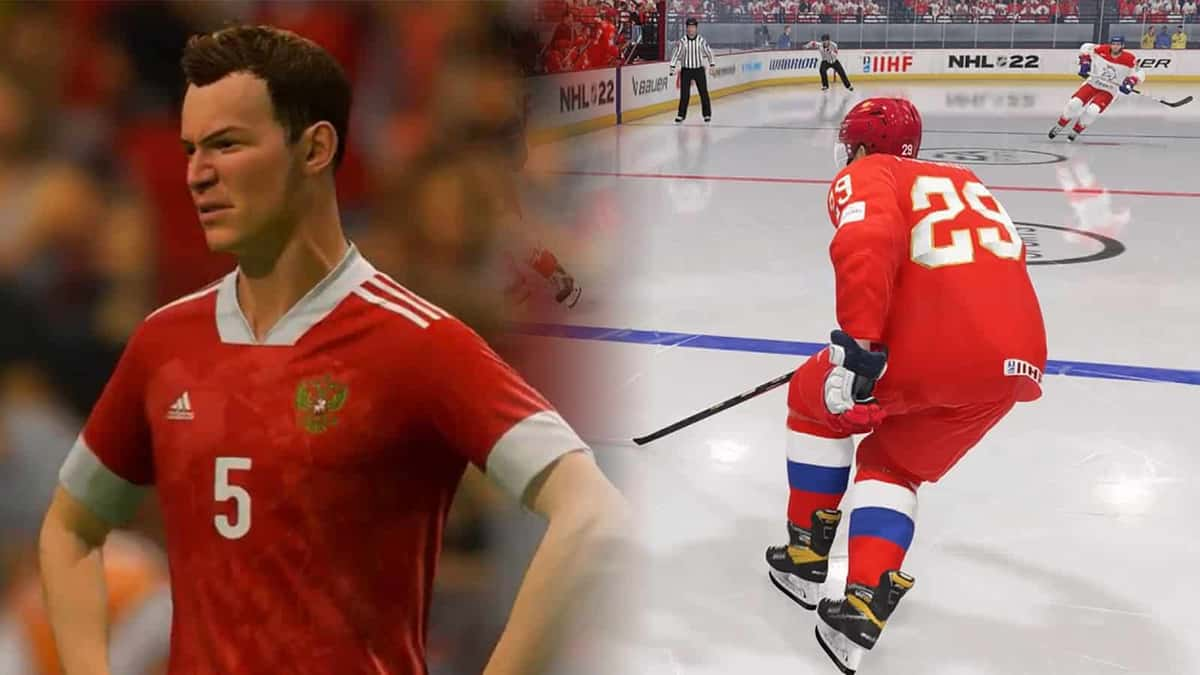 Russia players in NHL and FIFA