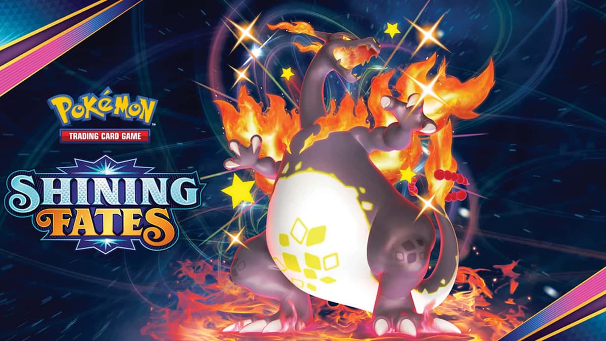 Pokemon Card TCG Shining Fates Charizard wallpaper screenshot.