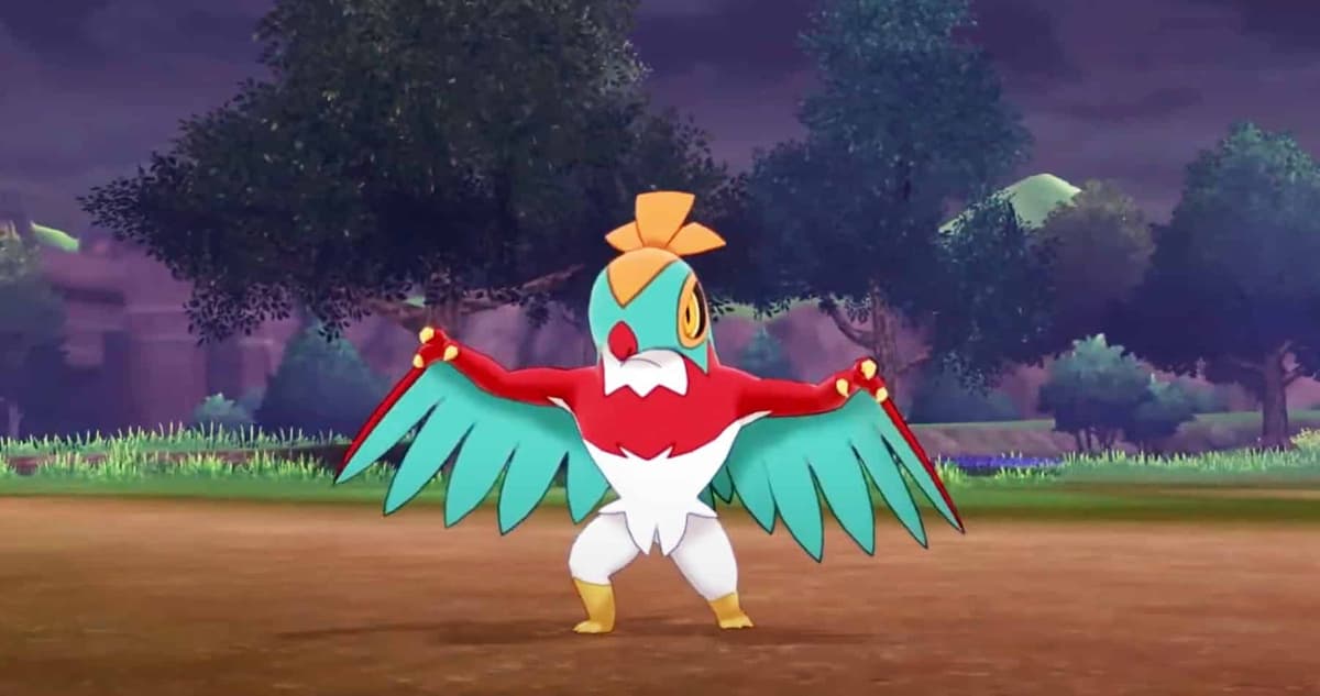 Pokemon Sword & Shield Hawlucha screenshot.