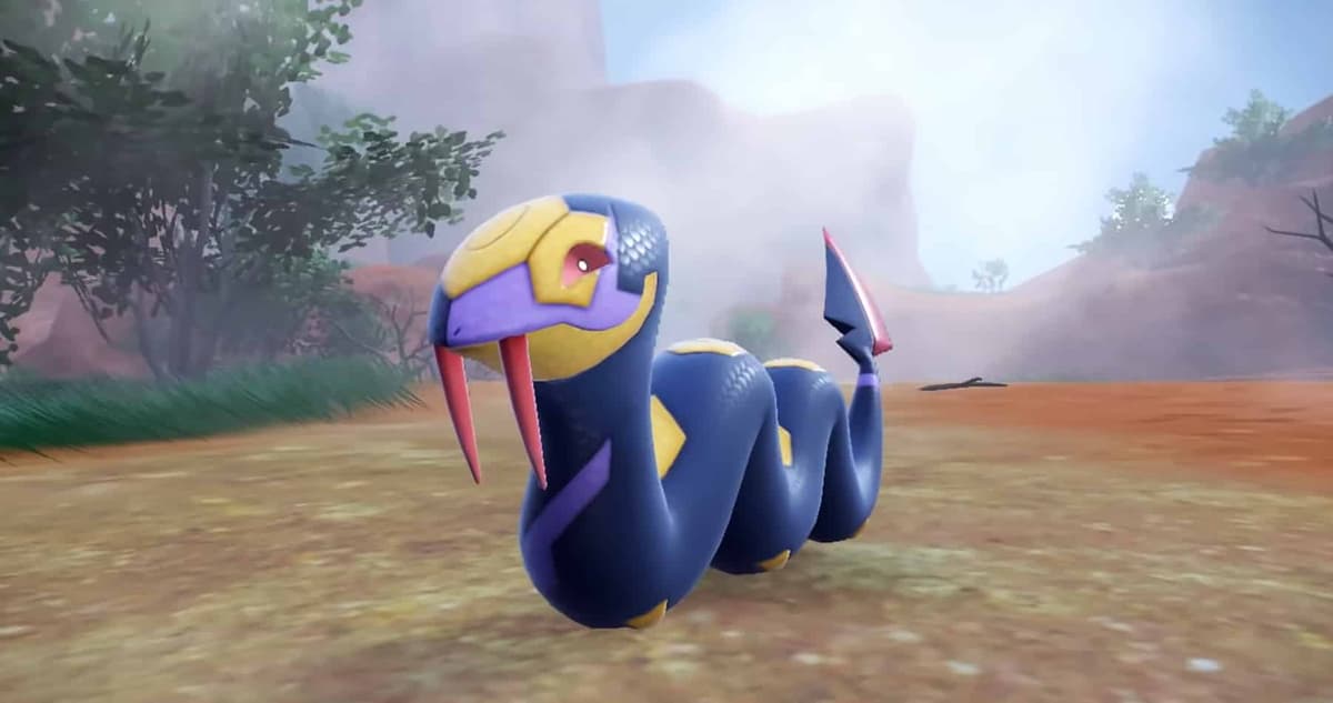 Pokemon Scarlet & Violet Seviper screenshot.