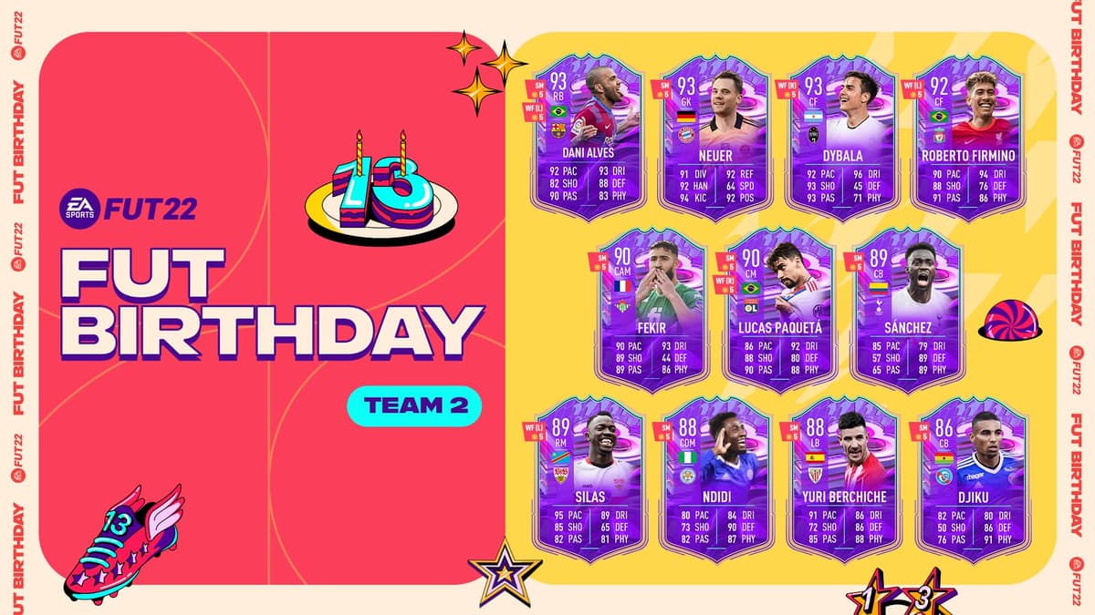 FIFA 22 FUT Birthday Team 2 reveal