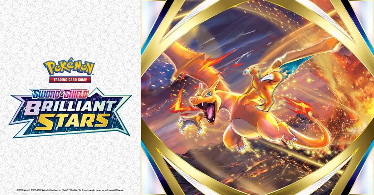 Pokemon Brilliant Stars Charizard wallpaper screenshot.