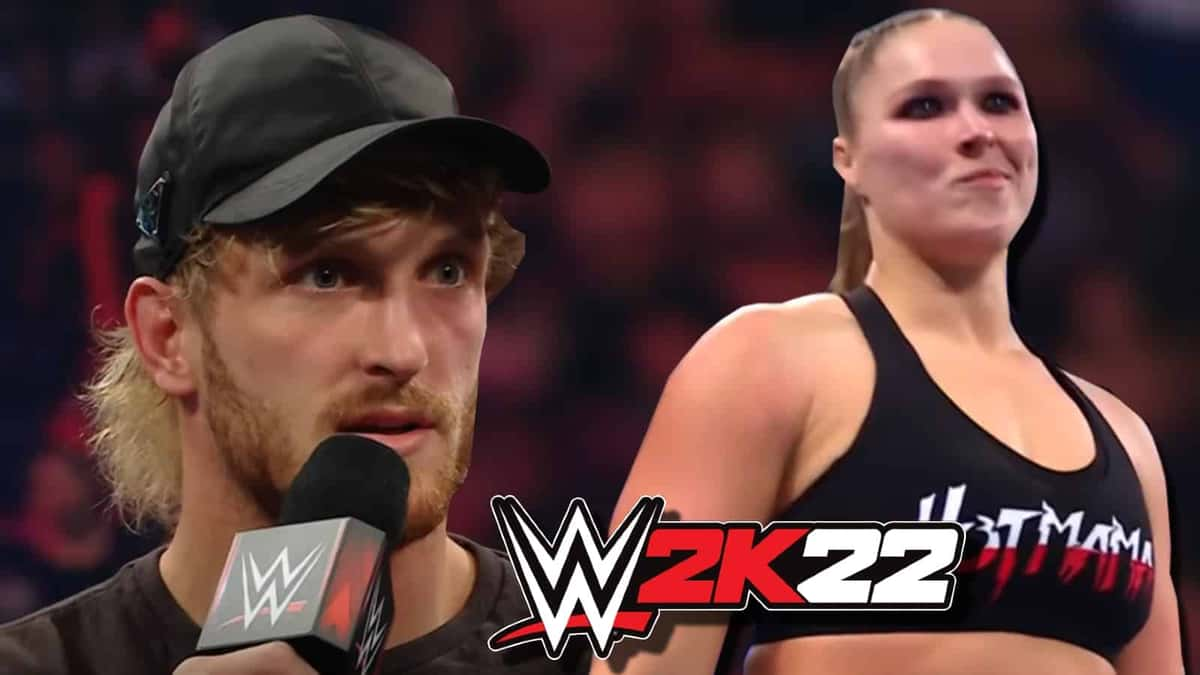 logan paul ronda rousey wwe 2k22