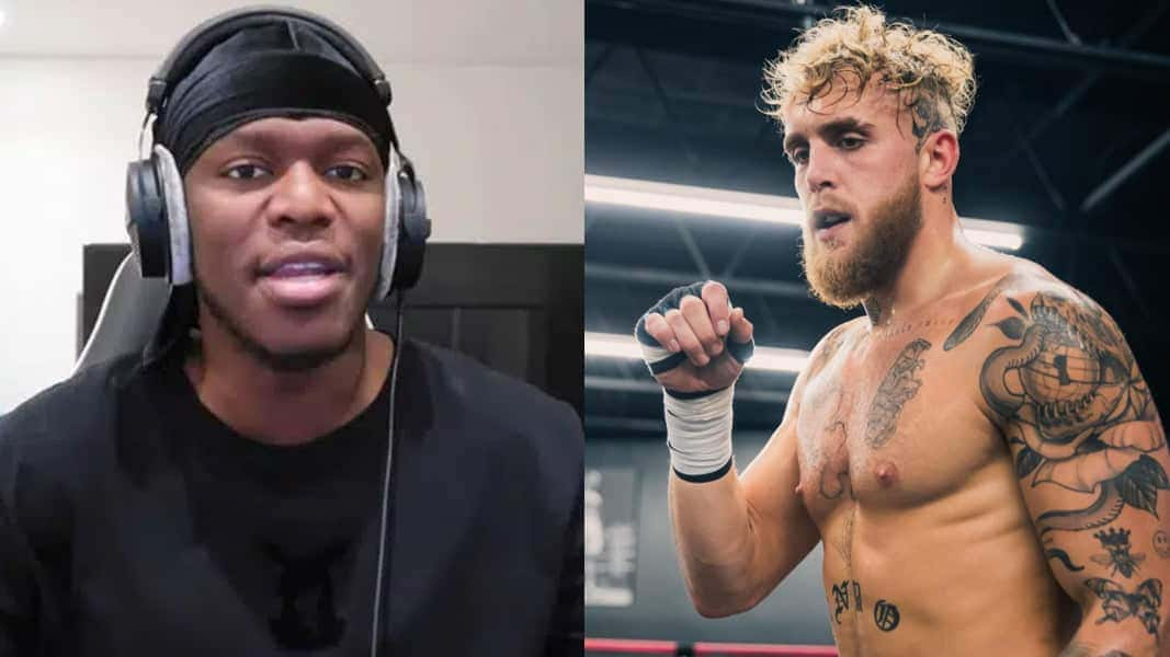 KSI next to Jake Paul