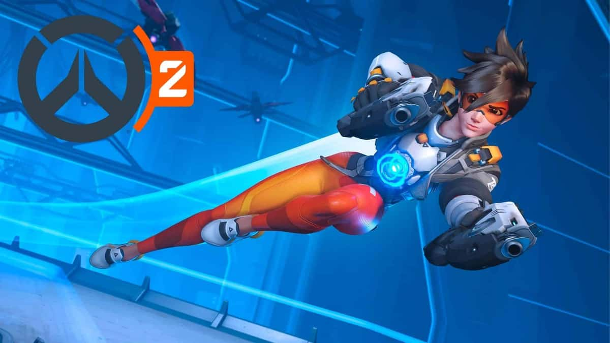 Overwatch Tracer with Overwatch 2 logo