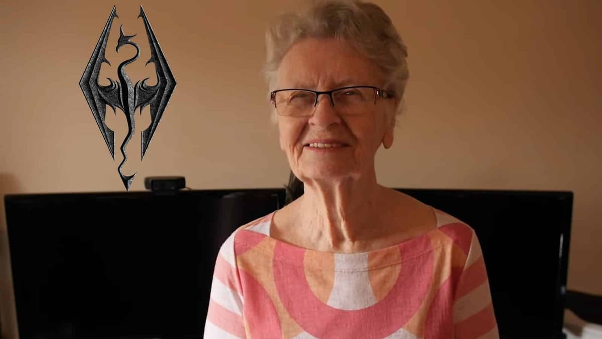 skyrim gaming grandma