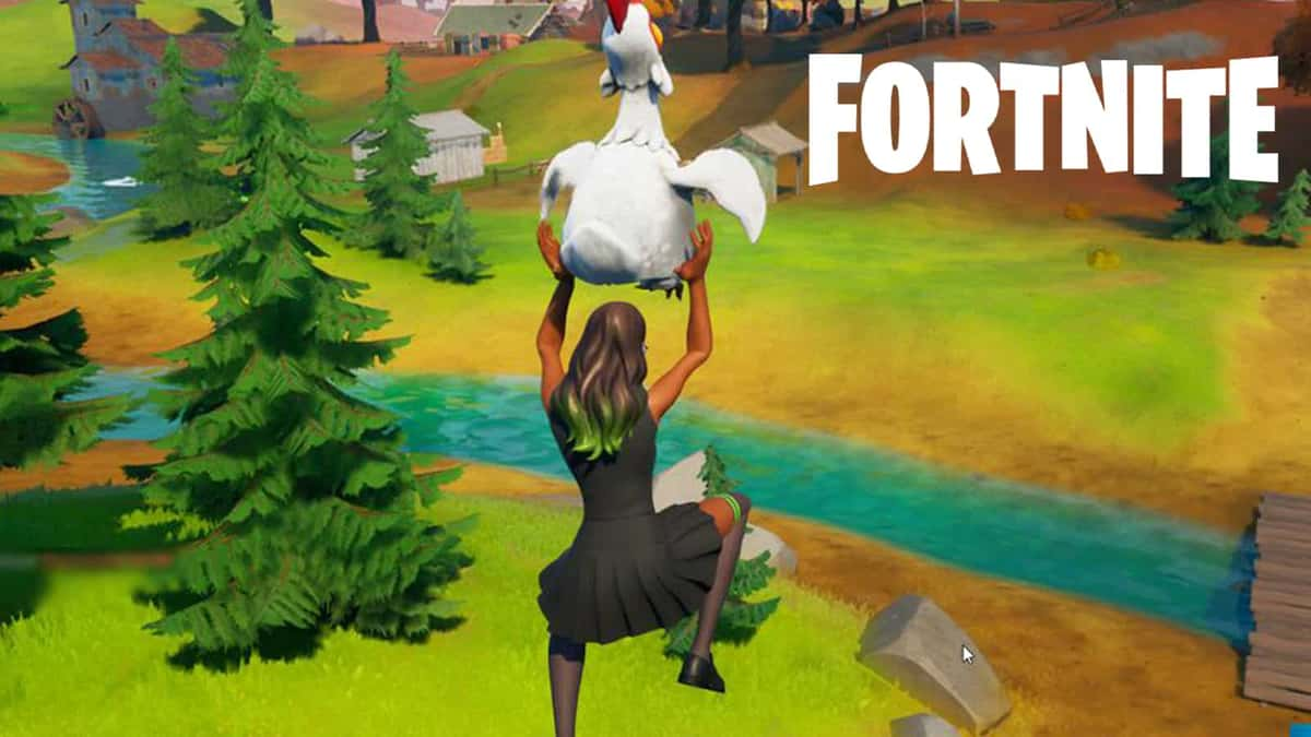 fortnite chicken glide