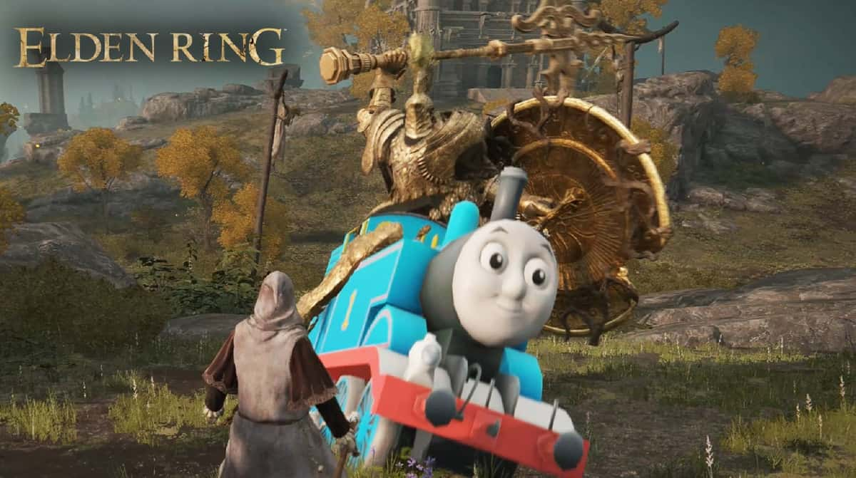 Elden Ring Thomas the tank engine gameplay