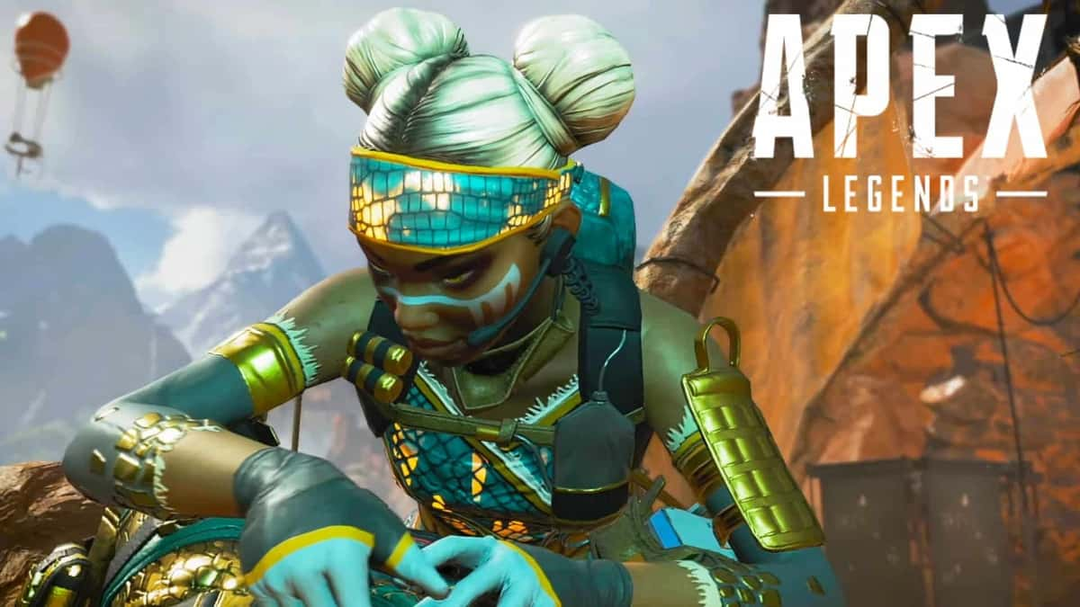 Lifeline healing teammate in Apex Legends