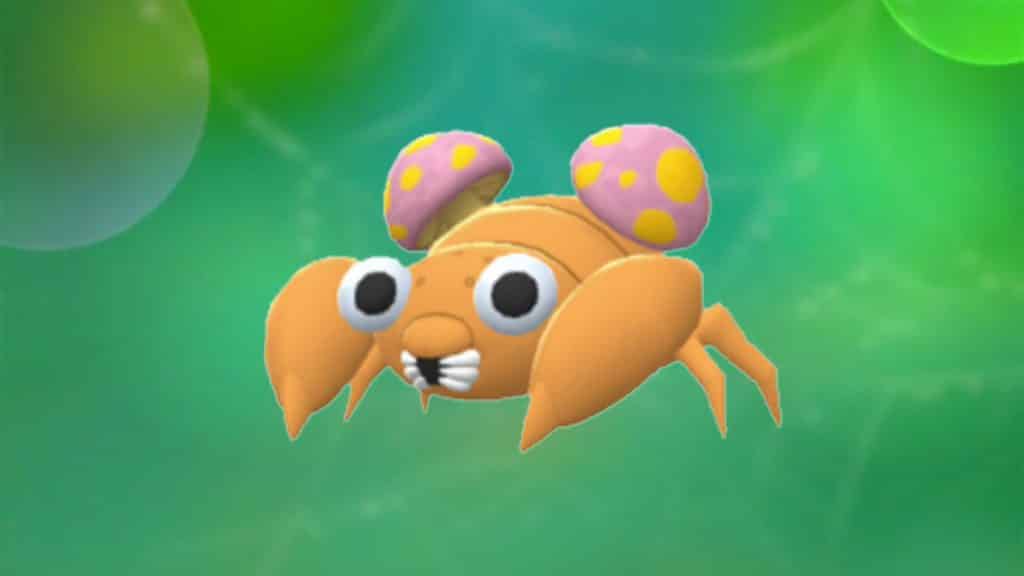 Paras appearing in the Pokemon Go Spotlight Hour