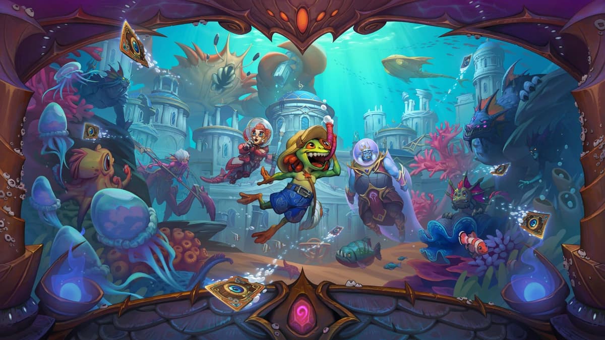 hearthstone voyage to sunken city key art