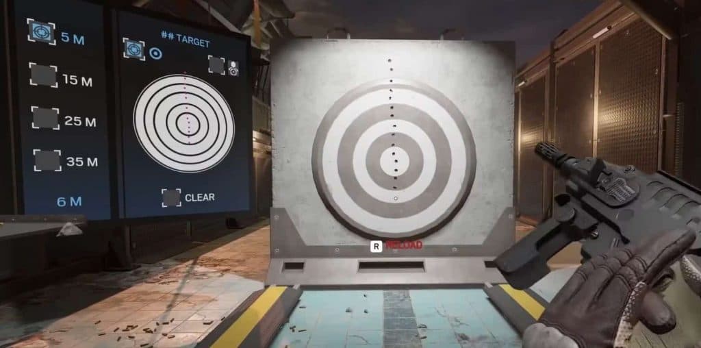 Shooting Range target in Rainbow Six Siege