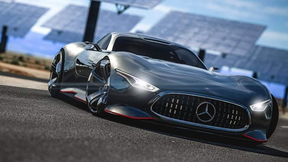 GT7 mercedes up close