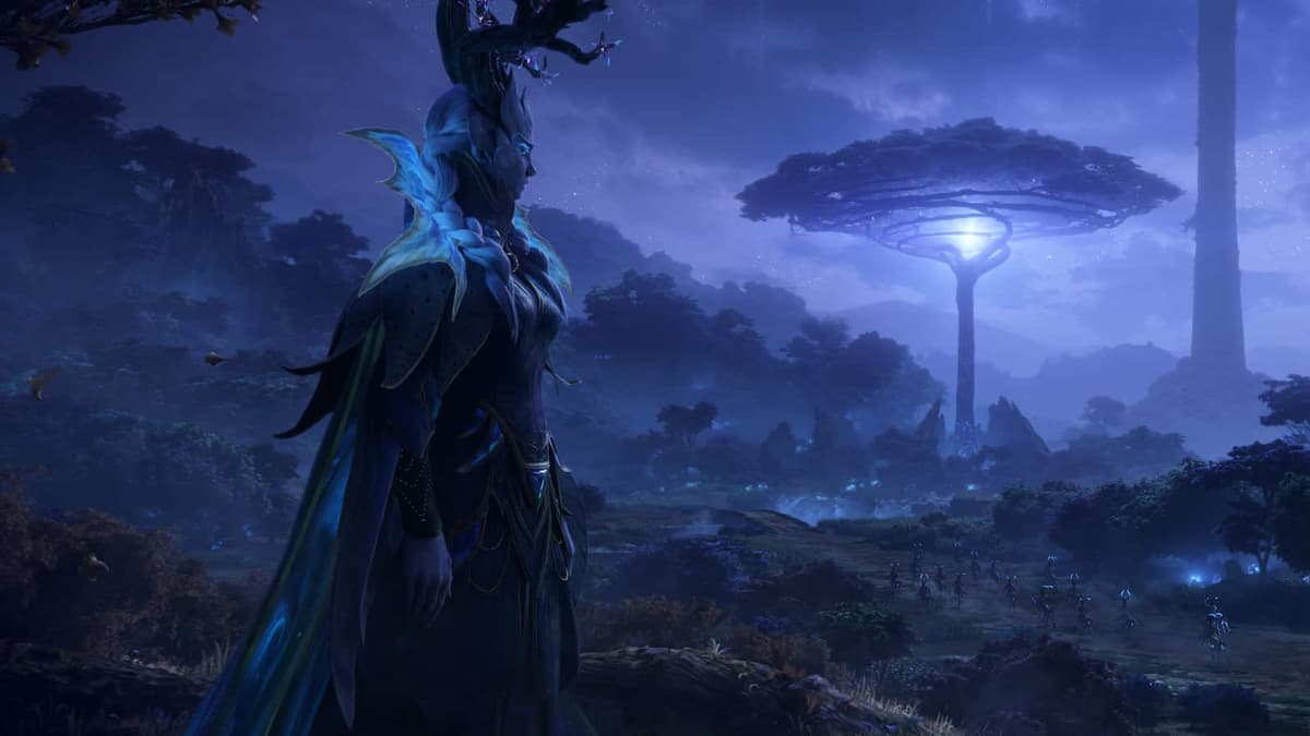 world of warcraft wow winter queen looks out over ardenwealde in shadowlands