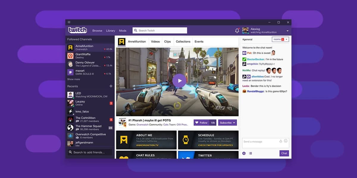 Twitch desktop app