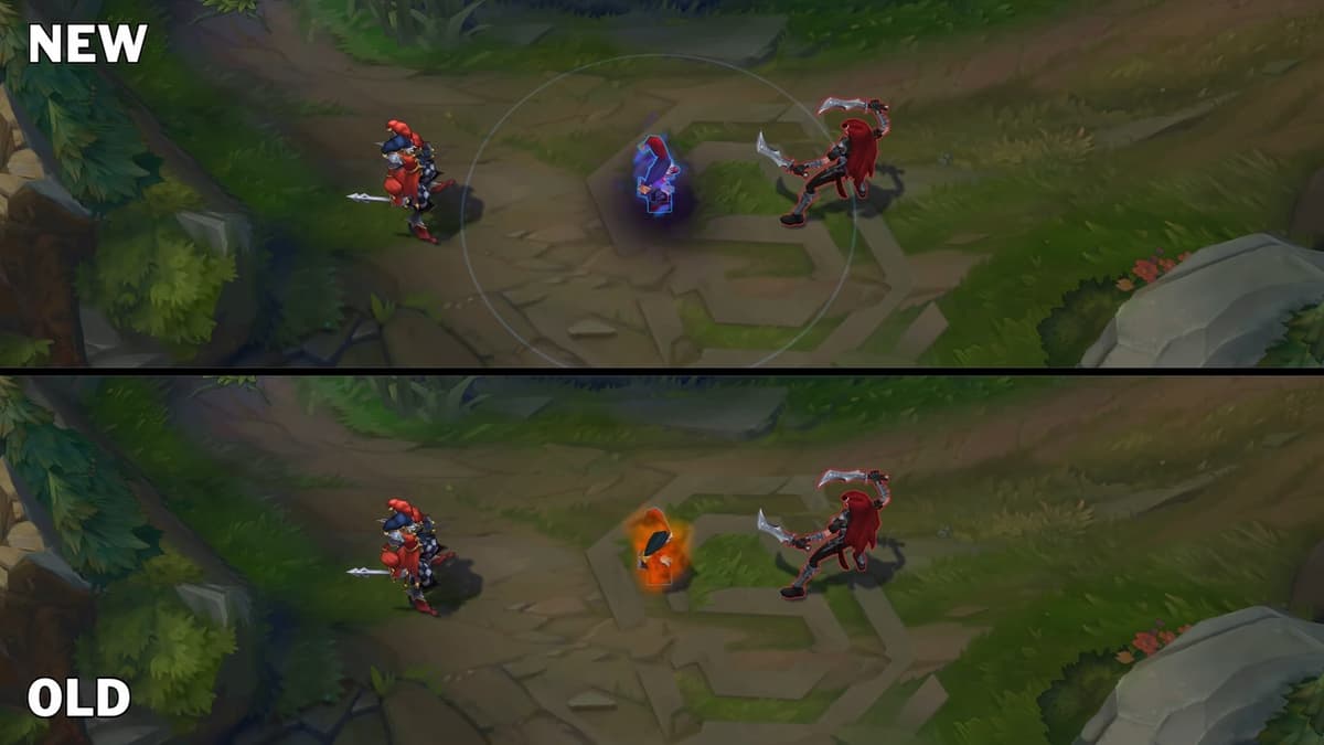 Shaco Visual Effect Update Comparison