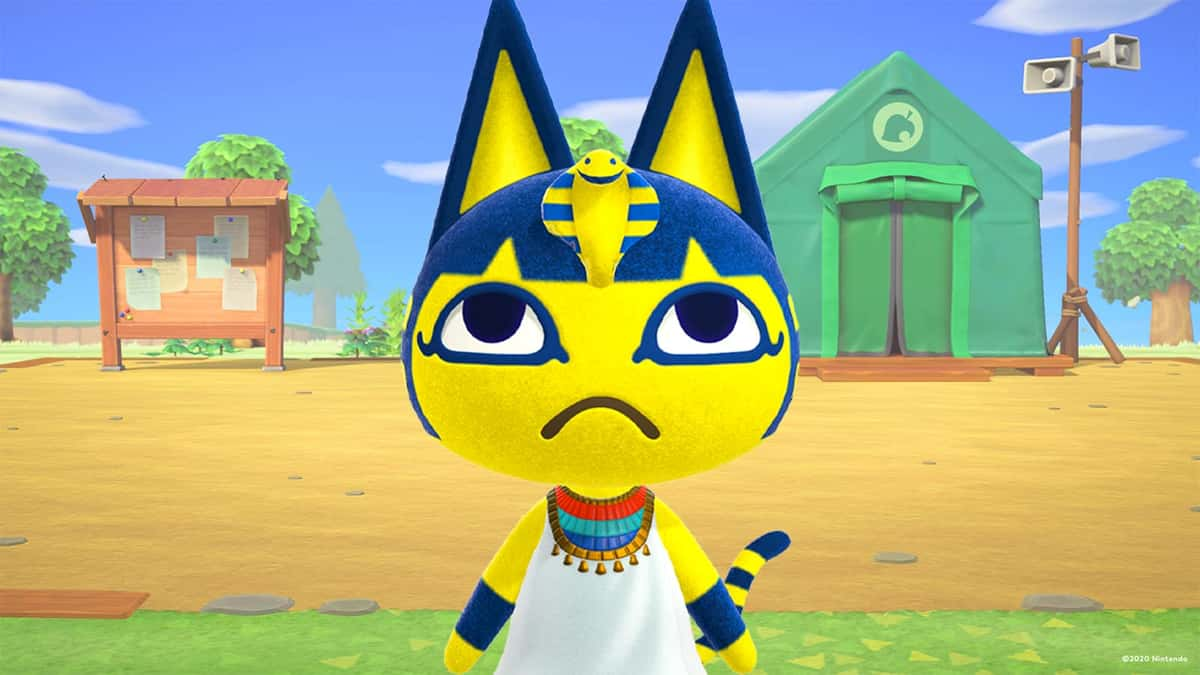 Ankha in Animal Crossing New Horizons