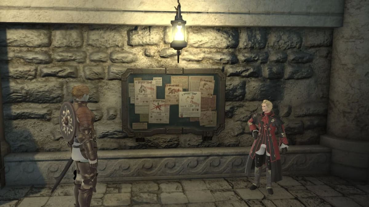 final fantasy xiv grand company hunt board