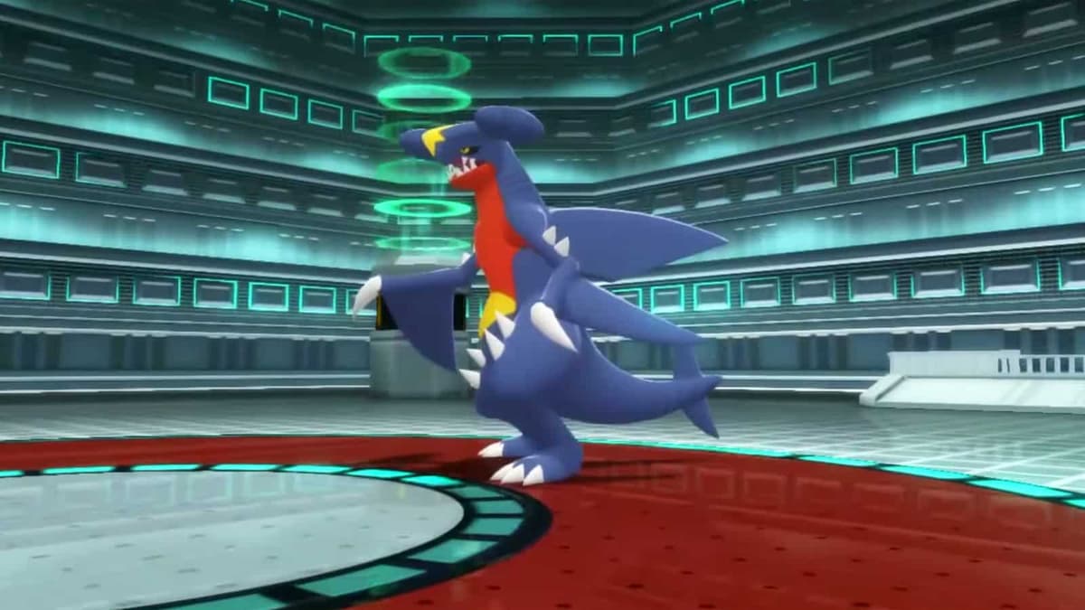 Garchomp appearing in Pokemon Brilliant Diamond and Shining Pearl