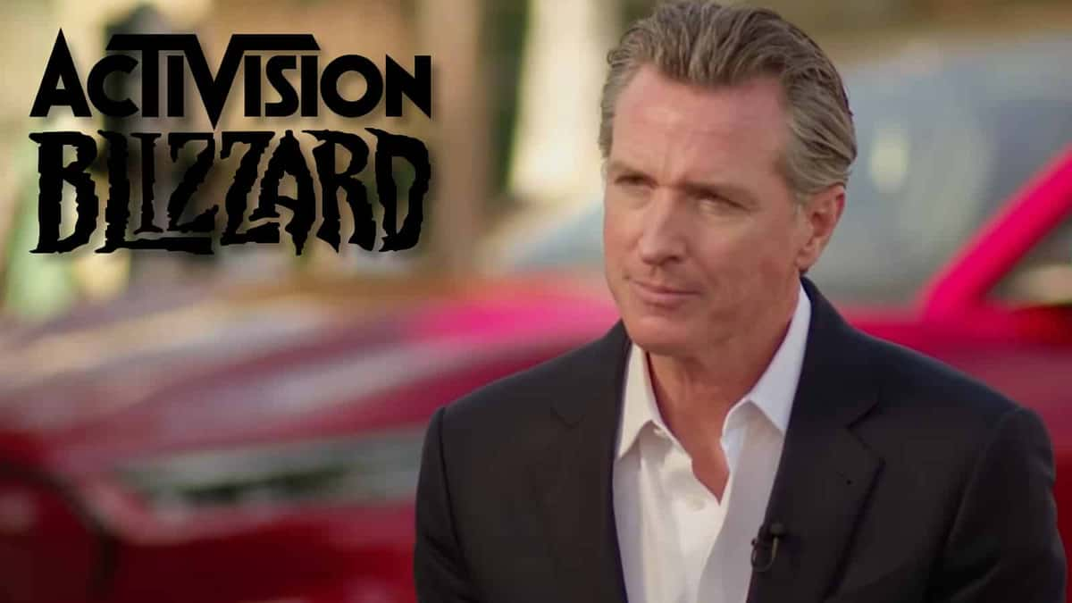 gavin newsom activision blizzard