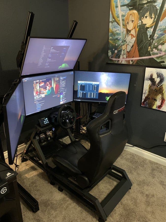 Summit1g's sim racing setup 