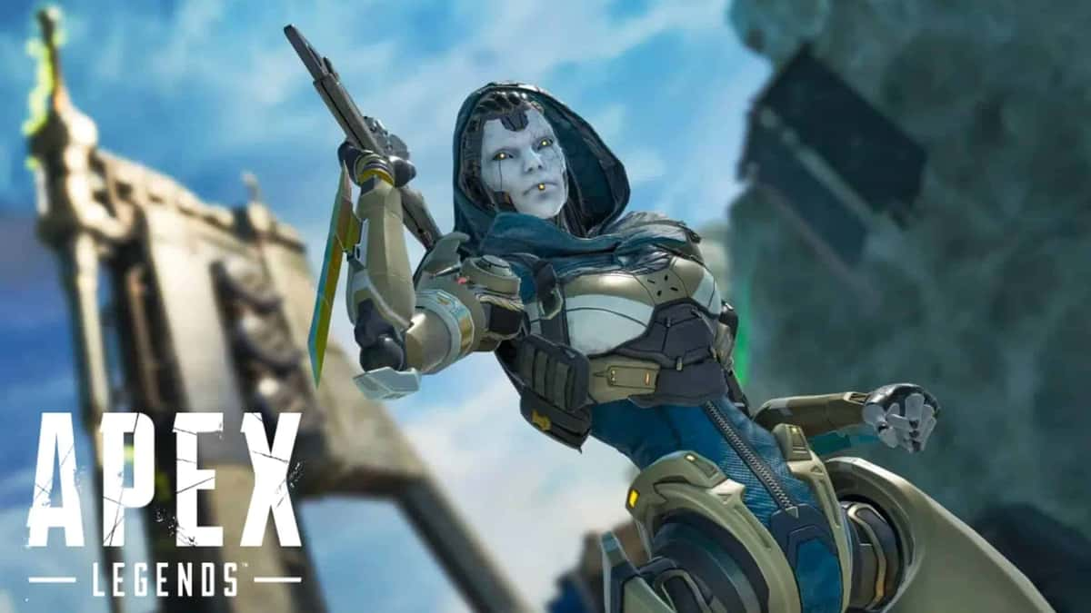 Ash holding sword in Apex Legends