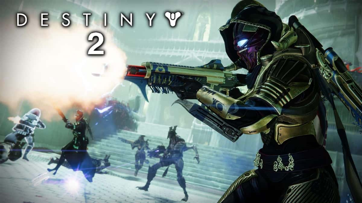 Destiny 2 characters fighting together