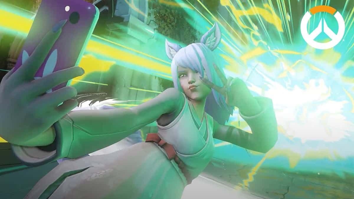 overwatch halloween terror shin ryeong d.va skin highlight reel MEKA explodes while taking selfie