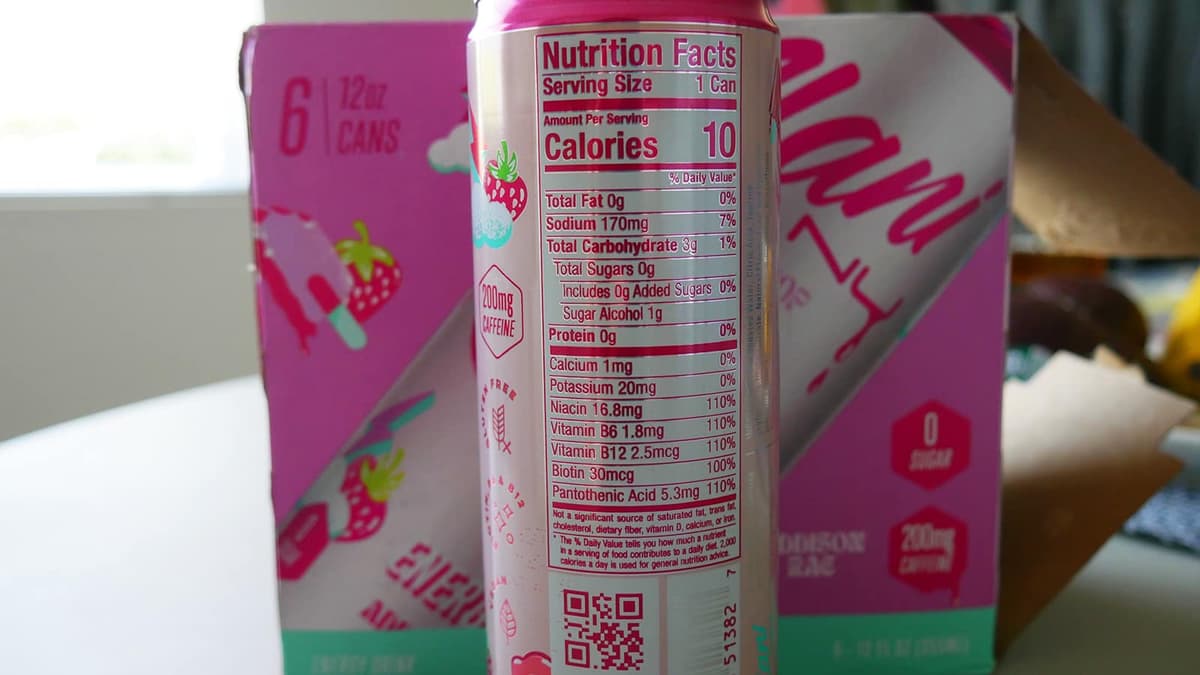 Addison Rae Alani Energy Nutrition Facts