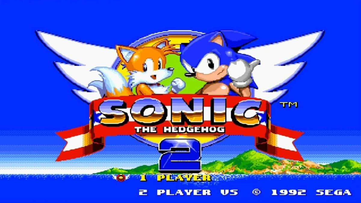 sonic the hedgehog 2 title screen