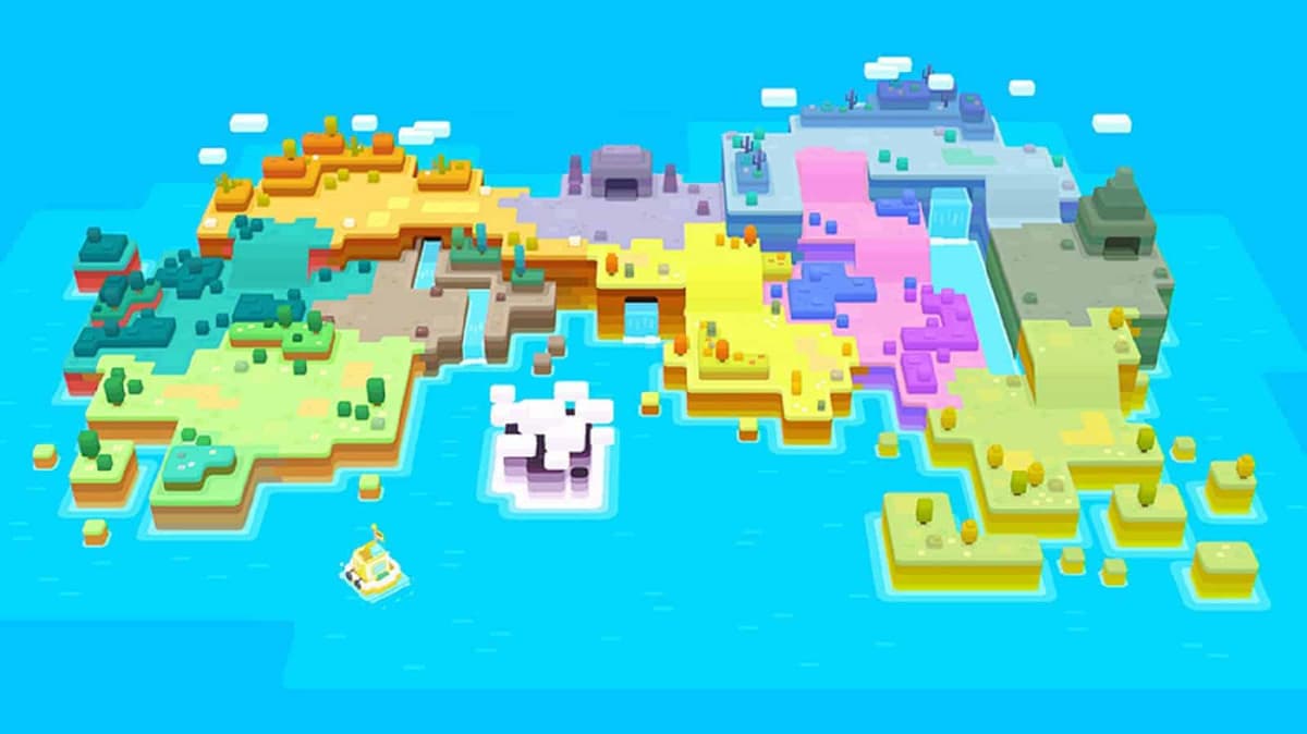 the island in Pokemon Quest