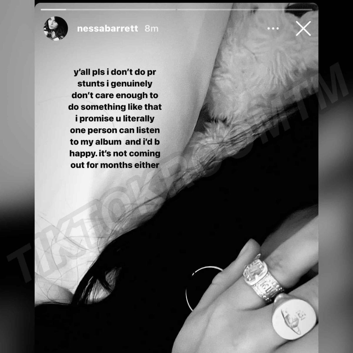 nessa barrett responds to breakup rumors jaden hossler